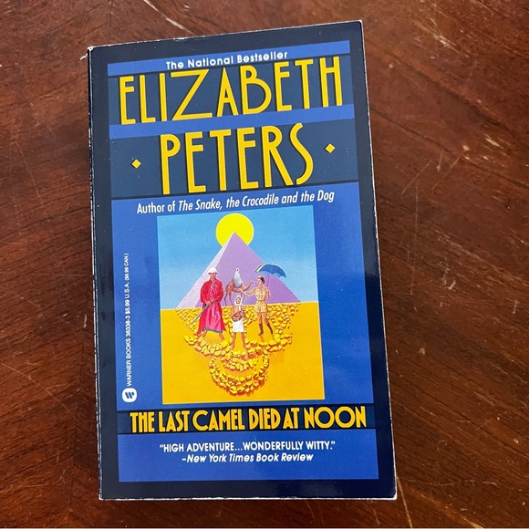 3 for $15: Set of four Elizabeth Peters paperback books with case - Picture 4 of 6